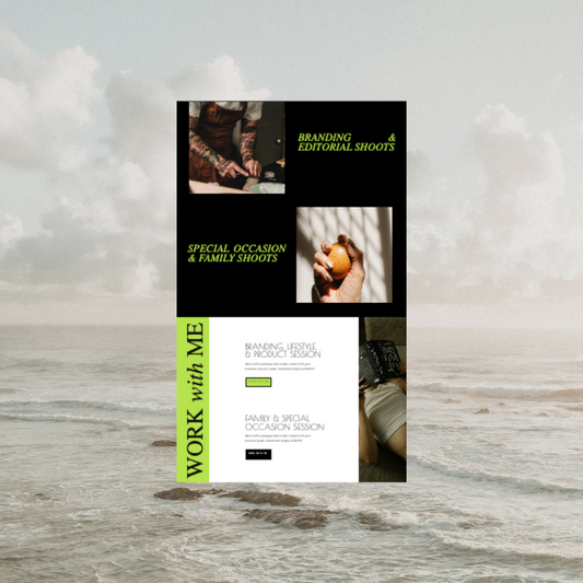 Lime Light Showit Website Template