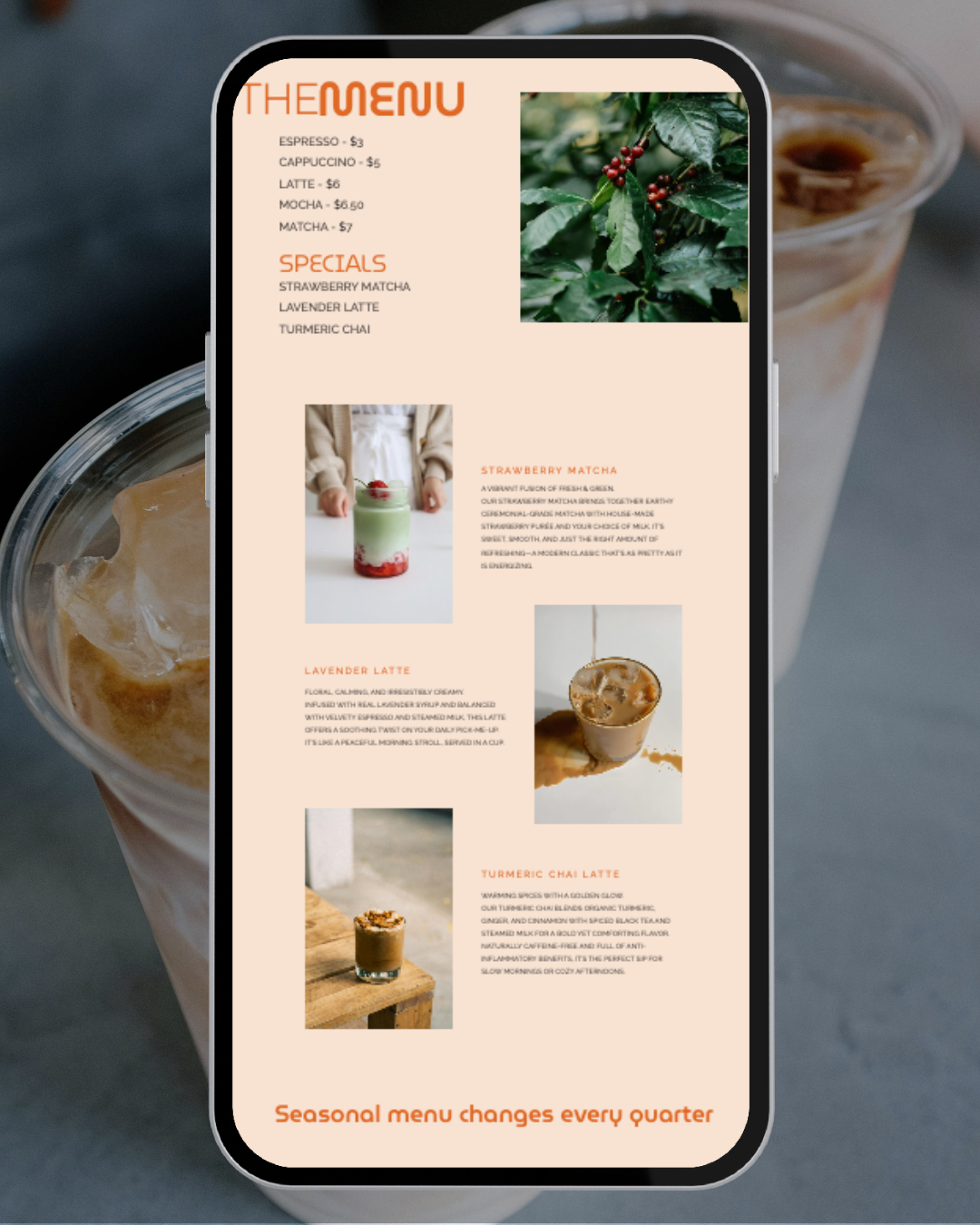 Espresso Martini Showit Website Template