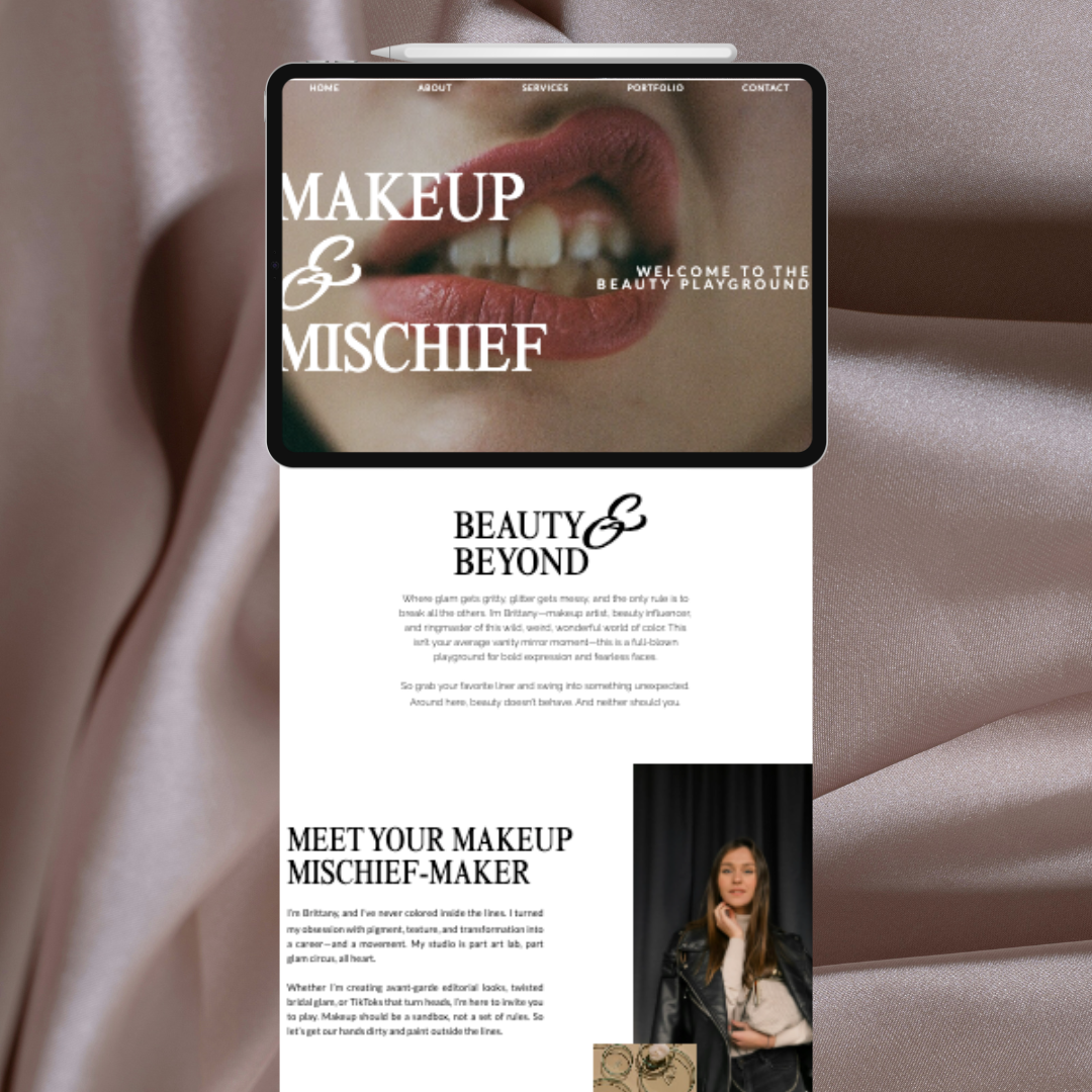 Midnight Martini Showit Website Template